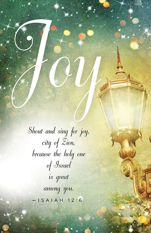 Joy Image Advent Bulletin (Pkg of 50)
