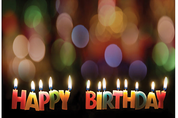 Happy Birthday Candles Postcard (Pkg of 25) - Re-vived