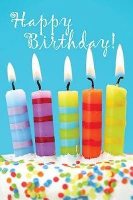 Birthday Candles & Cake Postcard (Pkg of 25)
