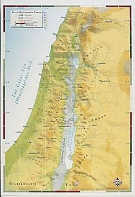 Abingdon Bible Land Map--Israel&