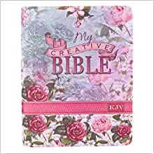 KJV My Creative Bible, Floral Faux Leather