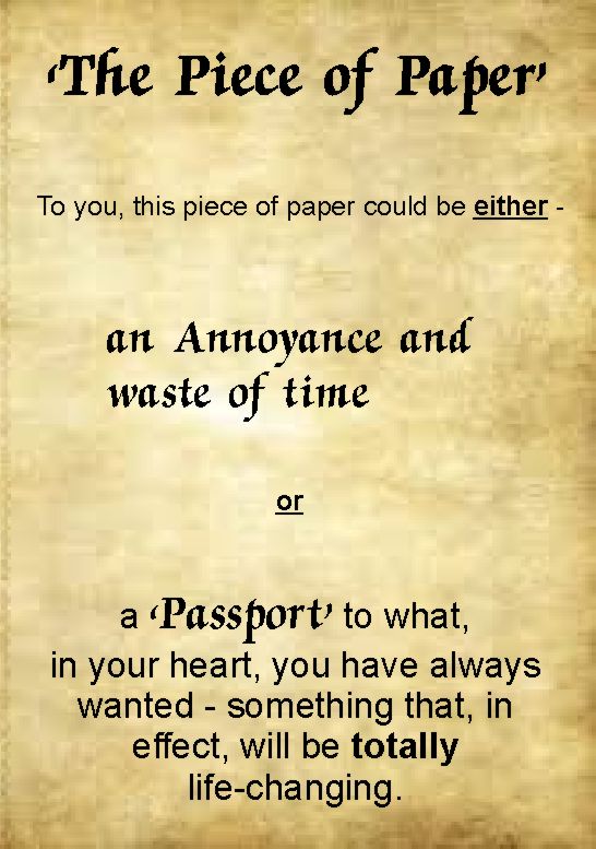 Tracts: The Piece of Paper 50-Pack