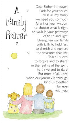 Family Prayer Prayer Cards (pack of 20) - Re-vived