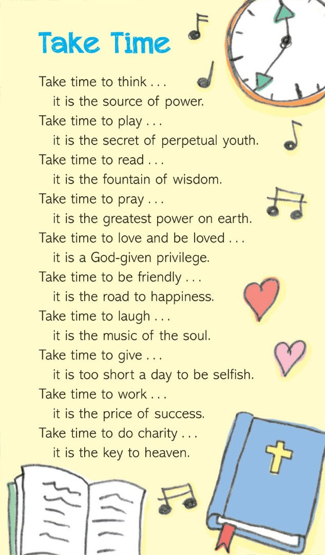 Take Time Prayer Cards - Re-vived