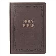 KJV Super Giant Print Bible, Brown