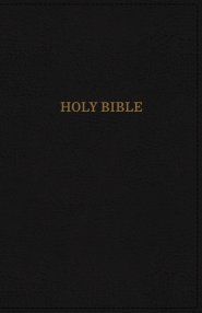 KJV Deluxe Reference Bible, Black, Giant Print, Red Letter