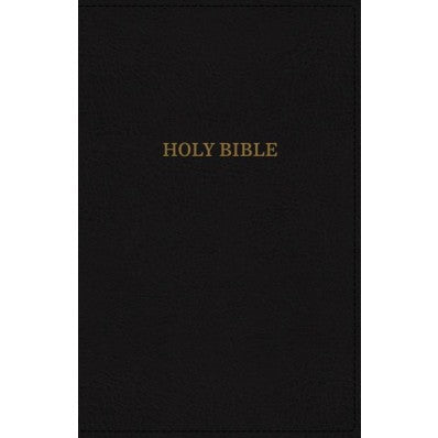 KJV Deluxe Thinline Reference Bible, Black, Red Letter Ed.
