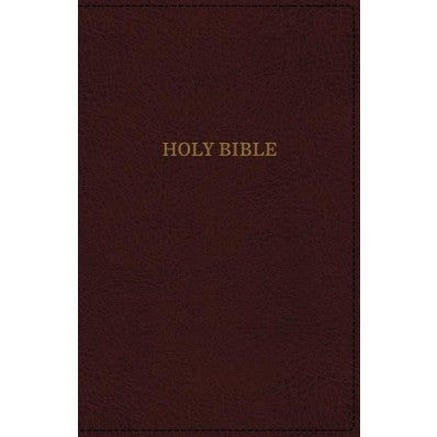 KJV Deluxe Thinline Reference Bible, Burgundy, Red Letter