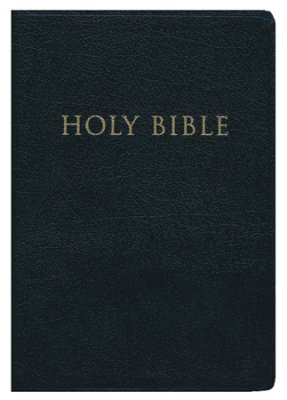 KJV Reference Bible, Black, Giant Print, Red Letter Ed.