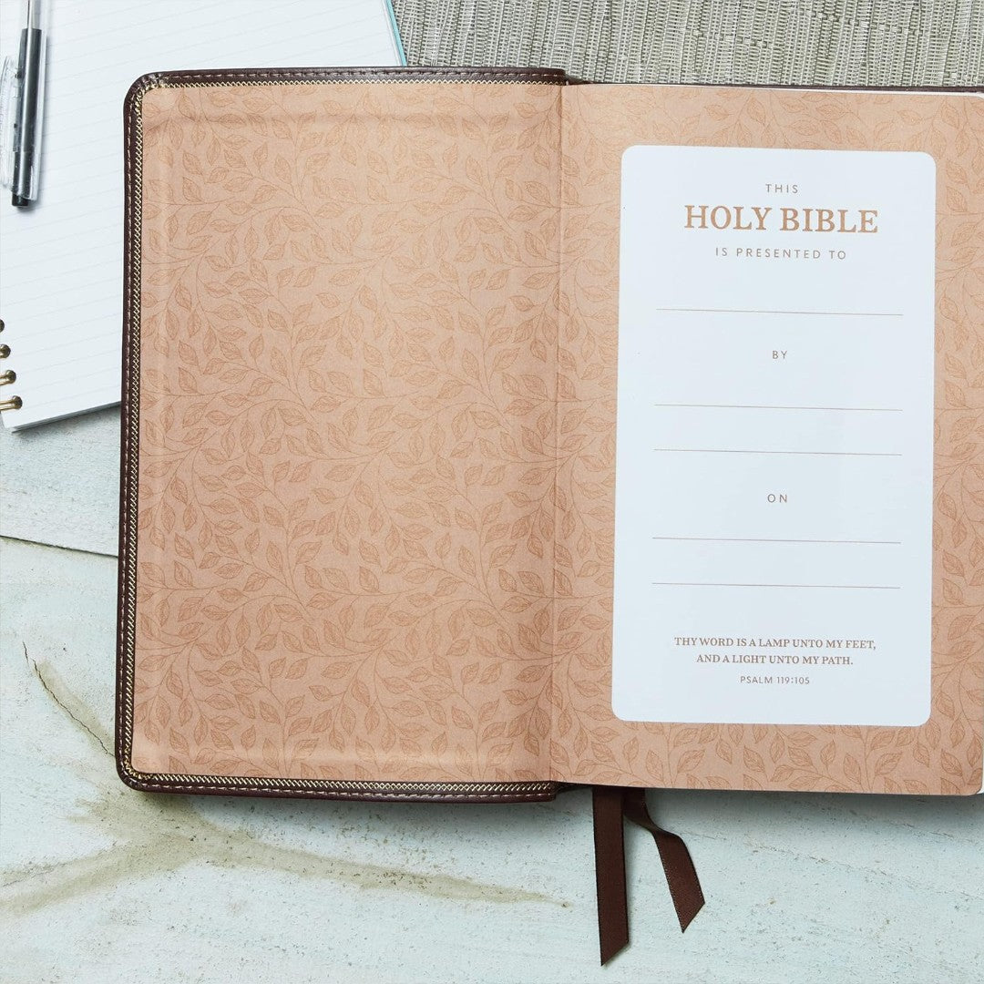 KJV Reference Bible, Burgundy, Personal Size Giant Print