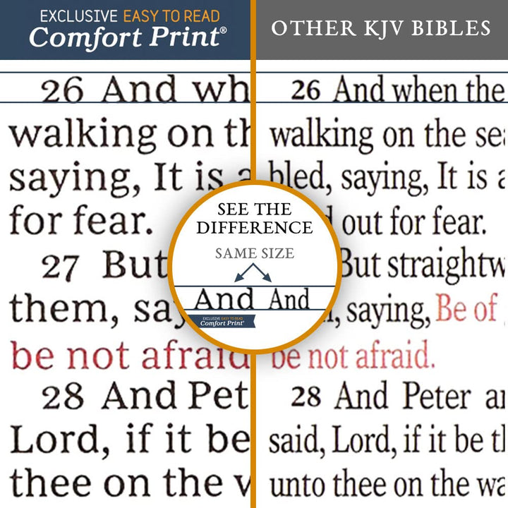 KJV Reference Bible, Burgundy, Personal Size Giant Print