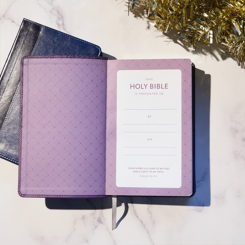 NKJV Deluxe Gift Bible, Purple, Red Letter Ed.