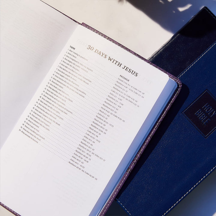 NKJV Deluxe Gift Bible, Purple, Red Letter Ed. - Re-vived