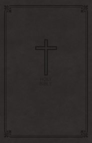 NKJV Value Thinline Bible, Black, Large Print, Red Letter Ed - Re-vived