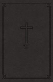 NKJV Value Thinline Bible, Black, Large Print, Red Letter Ed
