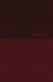 NKJV Value Thinline Bible, Burgundy, Large Print - Re-vived