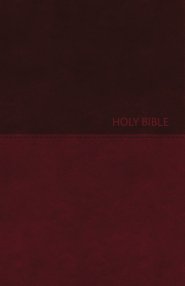 NKJV Value Thinline Bible, Burgundy, Large Print