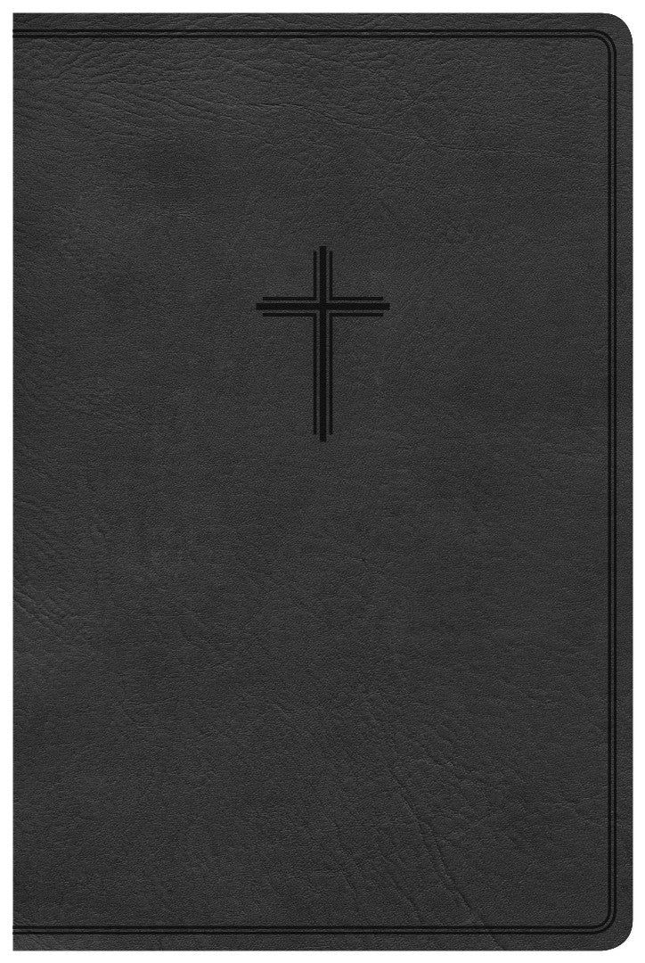 KJV Everyday Study Bible, Charcoal LeatherTouch