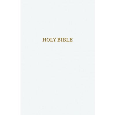KJV Gift And Award Bible, White, Red Letter Ed