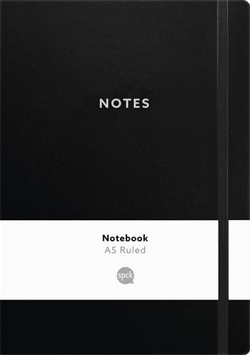 Church A5 Black Notebook