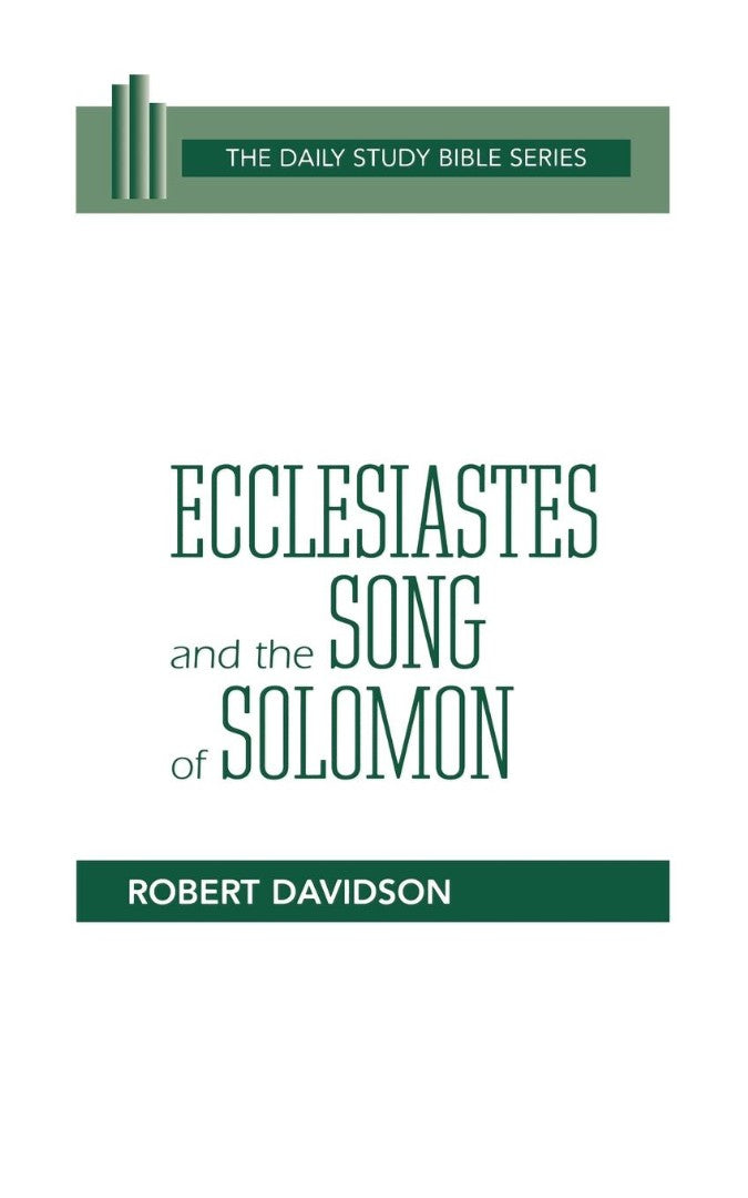 Ecclesiastes & Song of Solomon Daily Study Bible