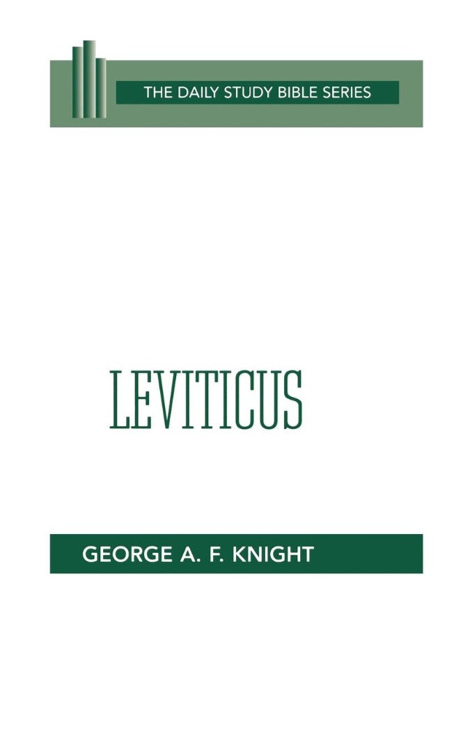 Leviticus Daily Study Bible