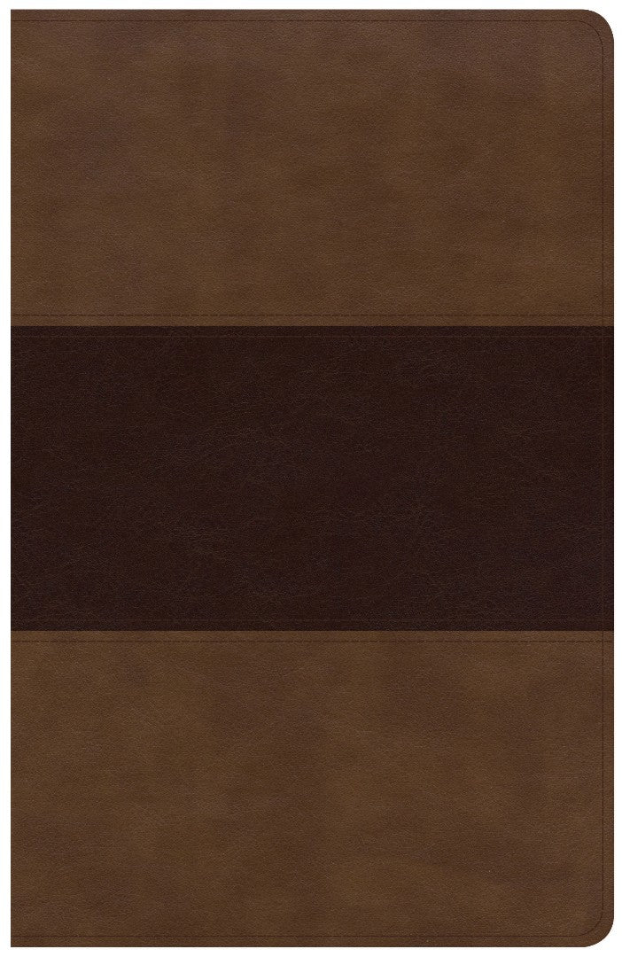 KJV Large Print Personal Size Reference Bible, Saddle Brown - Re-vived