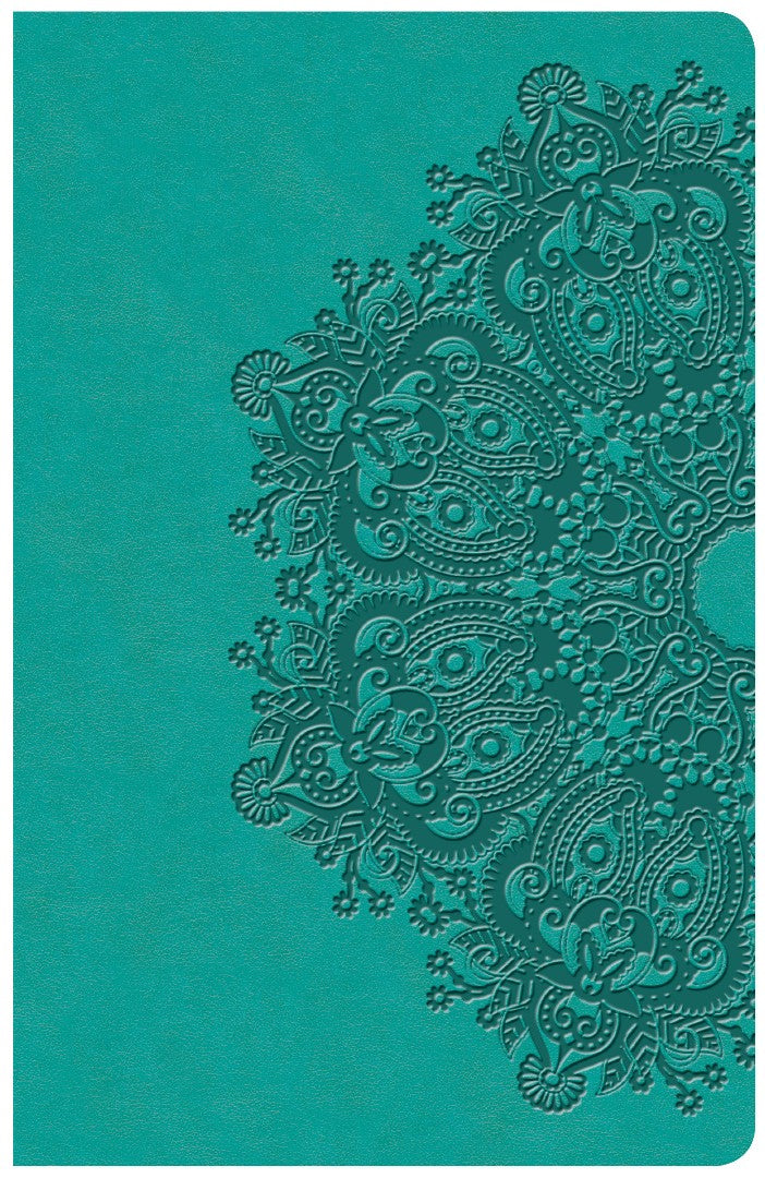 KJV Large Print Personal Size Reference Bible, Teal - Re-vived