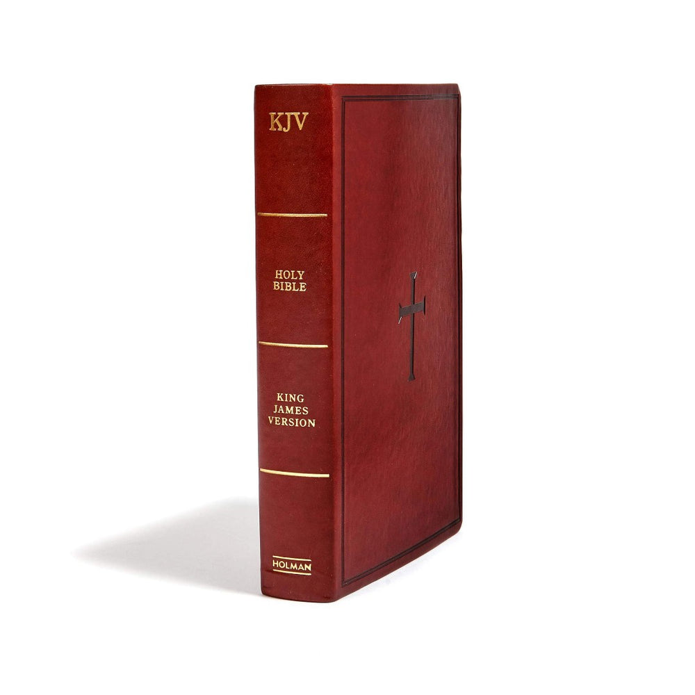 KJV Super Giant Print Reference Bible, Brown LeatherTouch - Re-vived