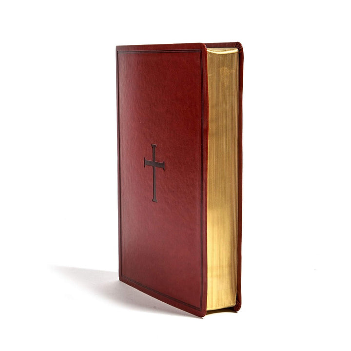 KJV Super Giant Print Reference Bible, Brown LeatherTouch - Re-vived