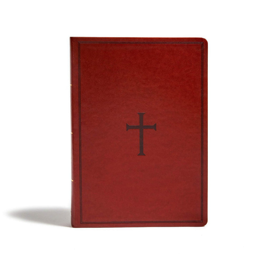 KJV Super Giant Print Reference Bible, Brown LeatherTouch - Re-vived