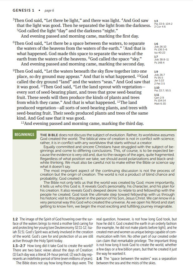 NLT Life Application Study Bible, Third Edition, Large Print - Re-vived