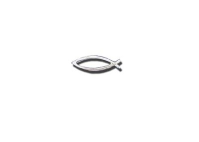 Silver Open Fish Lapel Pin (pack of 6) - Re-vived