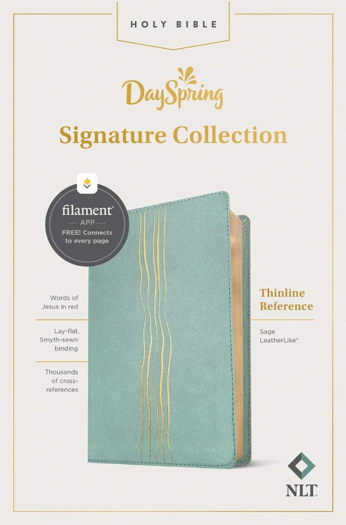 NLT Thinline Reference Bible, Filament Enabled Edition - Re-vived