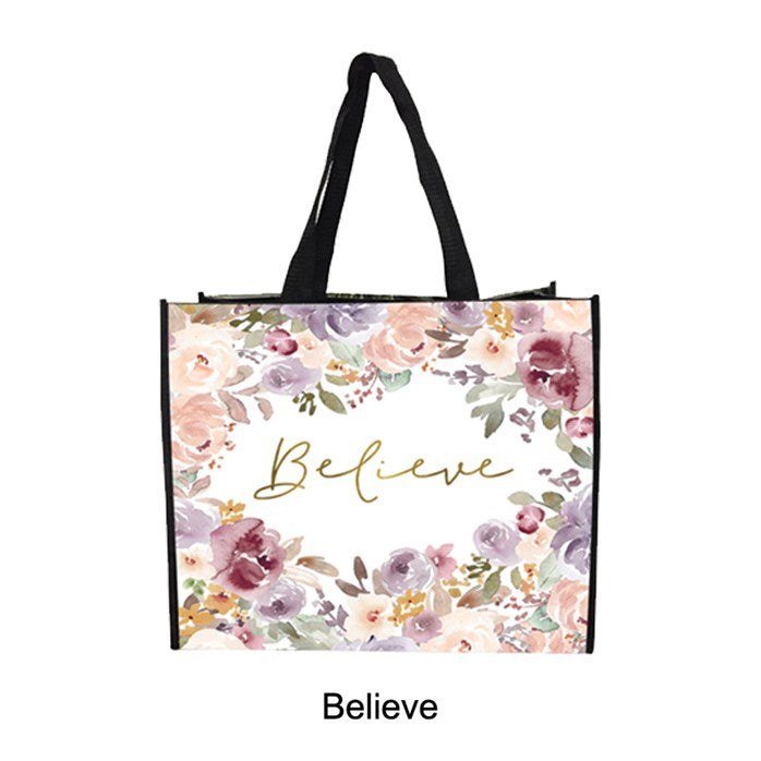 Believe Large Shopping Bag