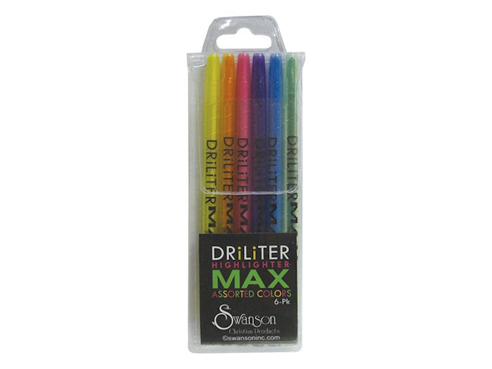 Drilighter Highlighter Max Multicolour 6-pack