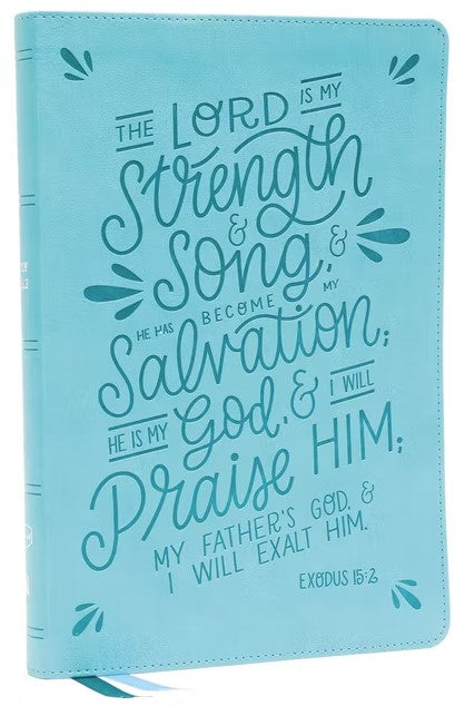NKJV Thinline Bible, Teal, Red Letter, Indexed