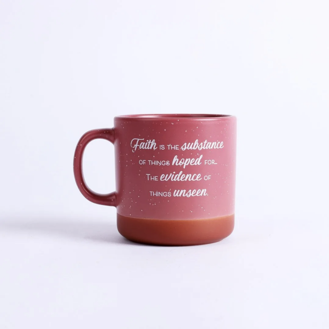 Mug: Woman of Faith Deep Rose 13oz - Re-vived