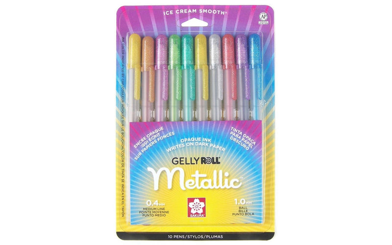Gelly Roll Metallic Pen Set (pack of 10)