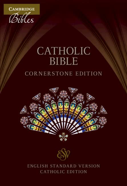 ESV-CE Catholic Bible, Cornerstone Edition, Burgundy - Re-vived