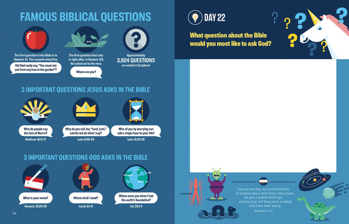 Bible Infographics for Kids Adventure Journal - Re-vived