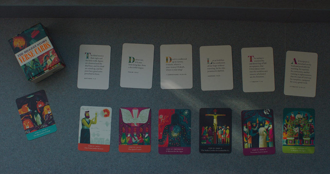 The Biggest Story Verse Cards - Re-vived