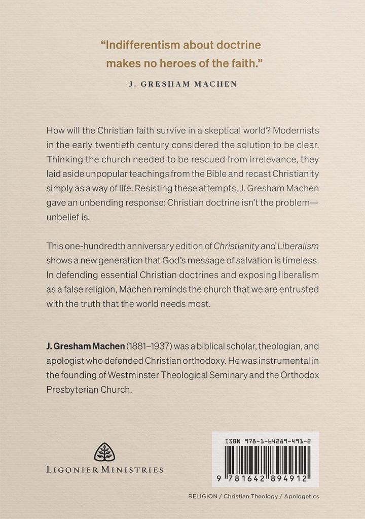 Christianity and Liberalism - Re-vived