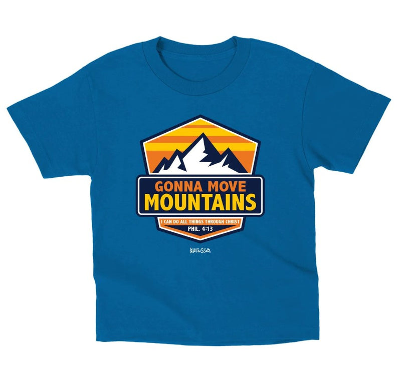 Move Mountains Kids T-Shirt, Medium