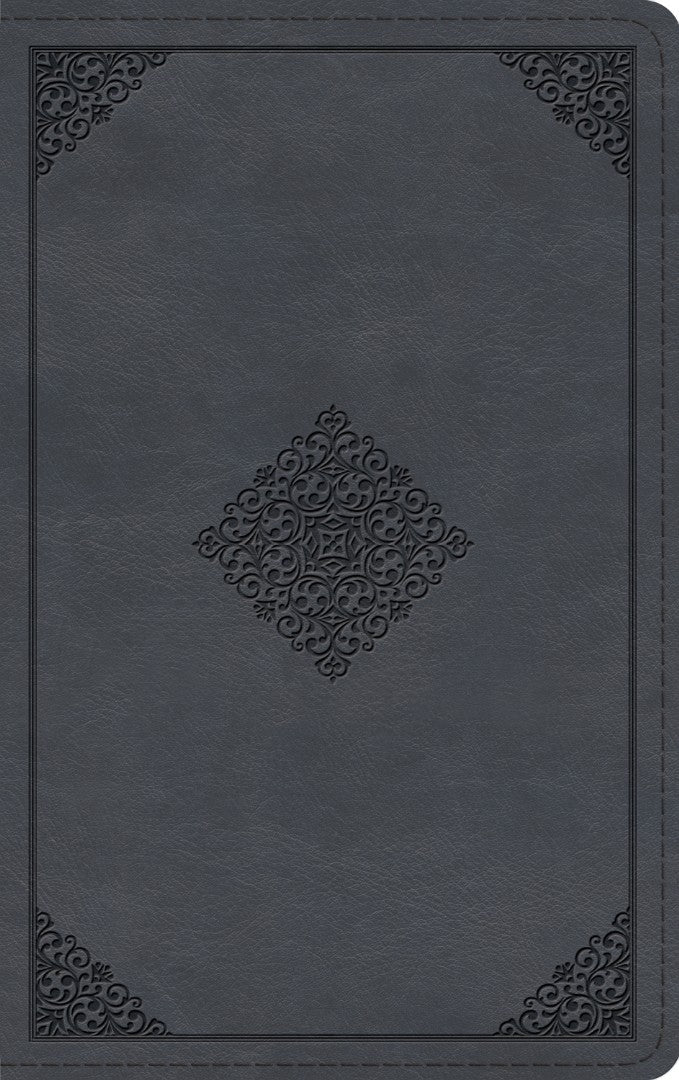 ESV Large Print Thinline Bible, Azurite Blue