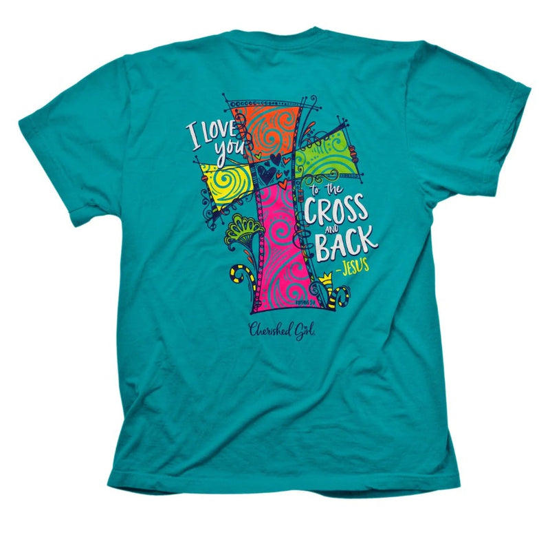Cherished Girl Cross Love T-Shirt, Small