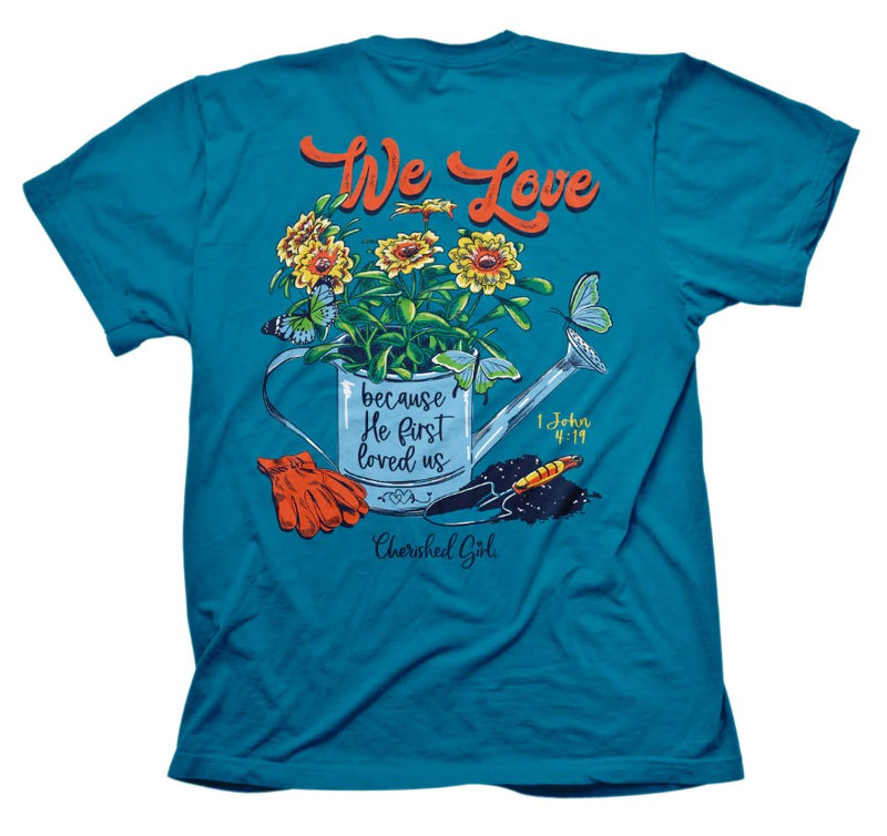 Cherished Girl Gardening T-Shirt, Large