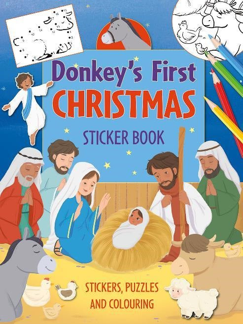 Donkey's First Christmas Sticker Book - Re-vived