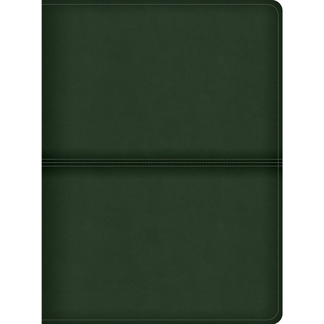 CSB Men's Daily Bible, Olive Leathertouch, Indexed