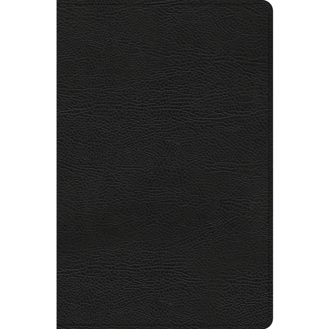 CSB Everyday Study Bible, Black Genuine Leather